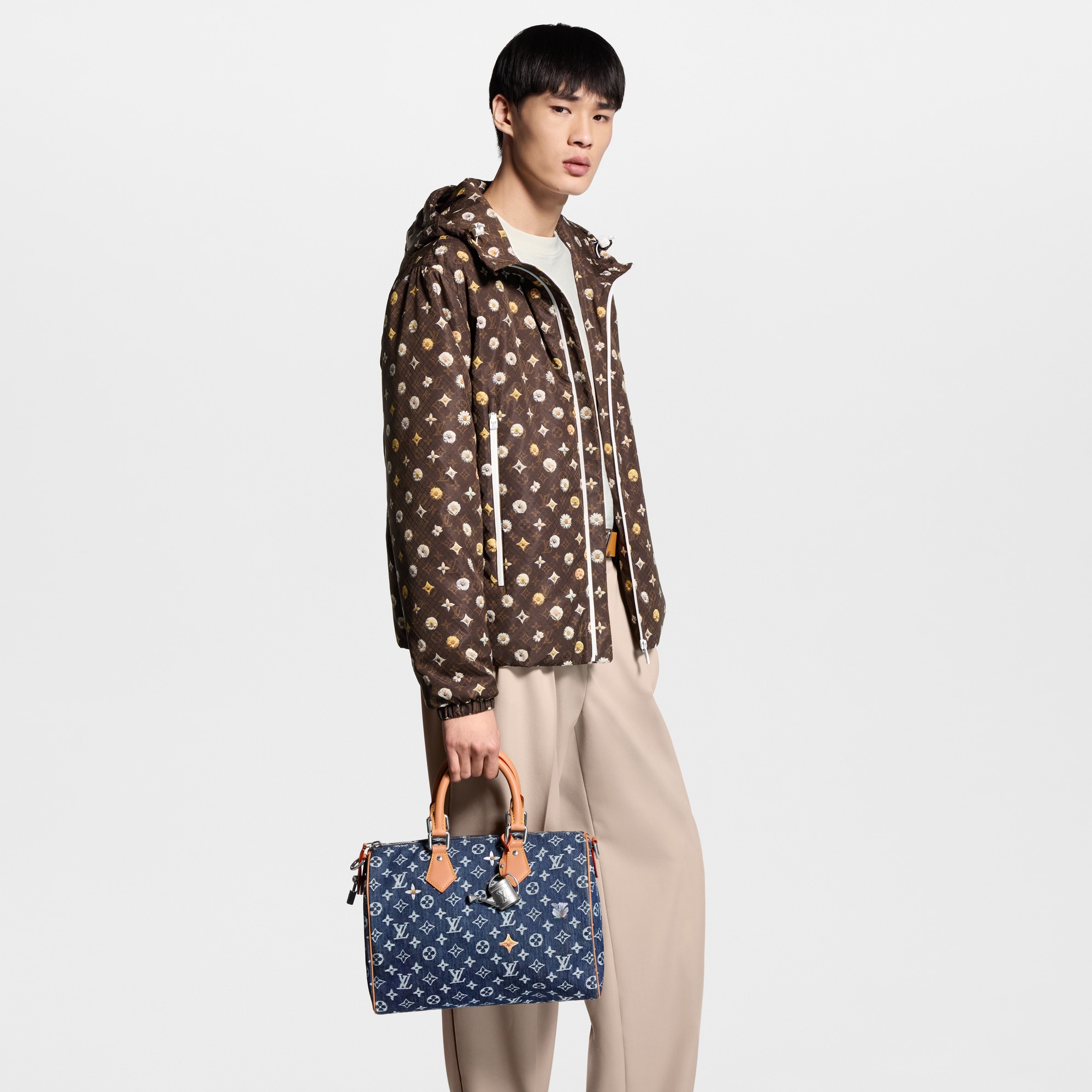 Monogram Printed Nylon Windbreaker - Men - Ready-to-Wear | LOUIS